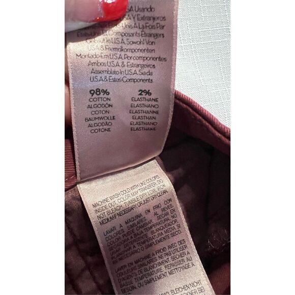 MOTHER THE SHAKER PREP HIGH WAISTED CROP CHINOS SIZE 26 NEW TAGS - Picture 16 of 16